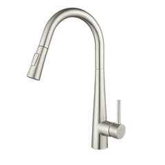 ברז מטבח נשלף ניקל מוברש מסדרת Hilo מבית Waterfall